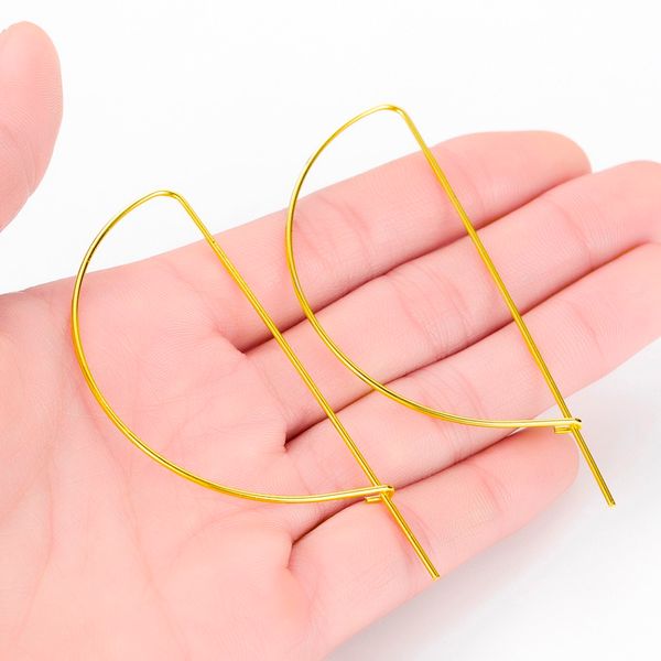 chengxun fashion semicircle wire earrings boho ethnic big hoop earrings for women handmade geometric jewlery brincos, Golden;silver
chengxun fashion semicircle wire earrings boho ethnic big hoop earrings for women handmade geometric jewlery brincos, Golden;silver