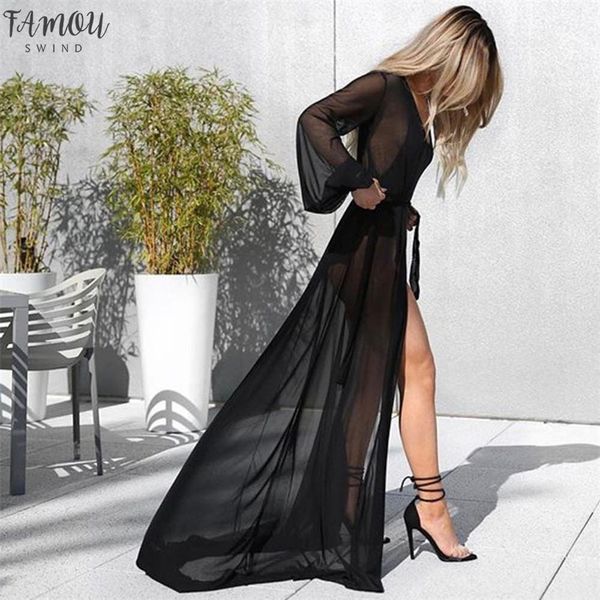 new fashion womens ladies sheer wrap cover-up summer cardigan beach style long dresses solid a-line long lantern sleeve, Black;gray
new fashion womens ladies sheer wrap cover-up summer cardigan beach style long dresses solid a-line long lantern sleeve, Black;gray