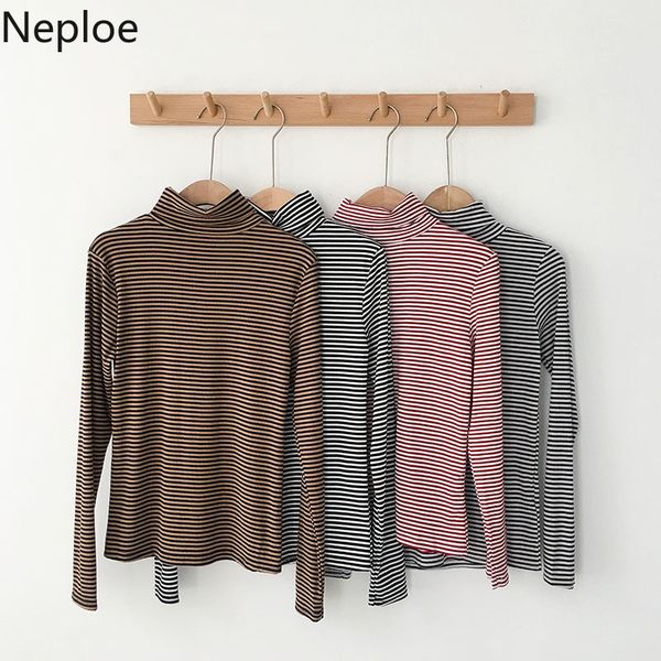 neploe pullover turtleneck sweater women slim casual knitwear autumn winter clothes stripe jumper sweaters pull femme 54097, White;black
neploe pullover turtleneck sweater women slim casual knitwear autumn winter clothes stripe jumper sweaters pull femme 54097, White;black