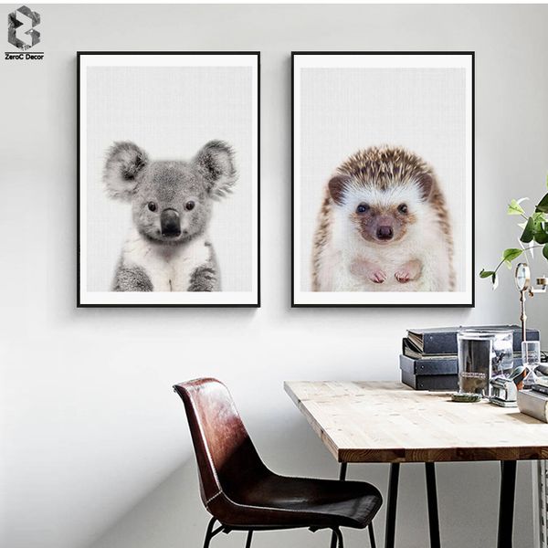 nordic cute art posters and prints koala wall art canvas painting hedgehog wall pictures for study room home decor
nordic cute art posters and prints koala wall art canvas painting hedgehog wall pictures for study room home decor