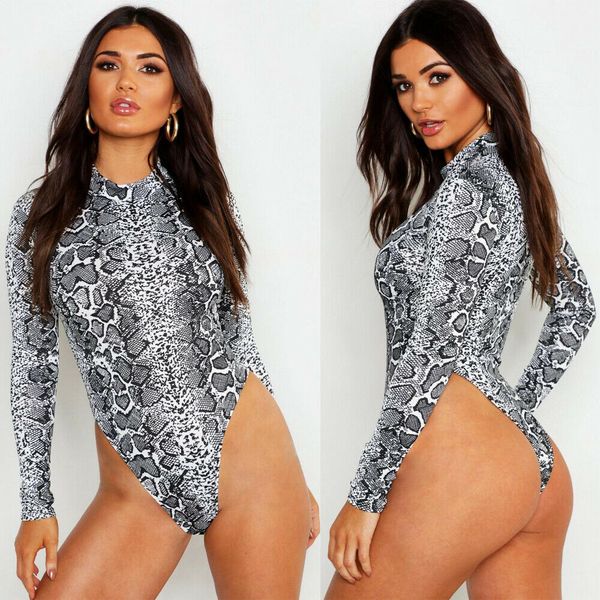 us 2019 women bodysuit snakeskin print long sleeve romper skinny playsuit club bodycon party casual jumpsuit new, Black;white
us 2019 women bodysuit snakeskin print long sleeve romper skinny playsuit club bodycon party casual jumpsuit new, Black;white