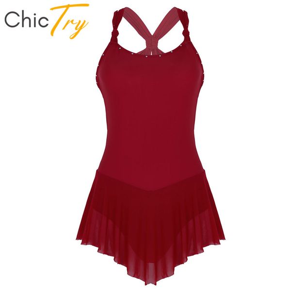 chictry sleeveless criss-cross back shiny rhinestones dance wear gymnastics leotards women ballet dress figure skating costume, Black;red
chictry sleeveless criss-cross back shiny rhinestones dance wear gymnastics leotards women ballet dress figure skating costume, Black;red