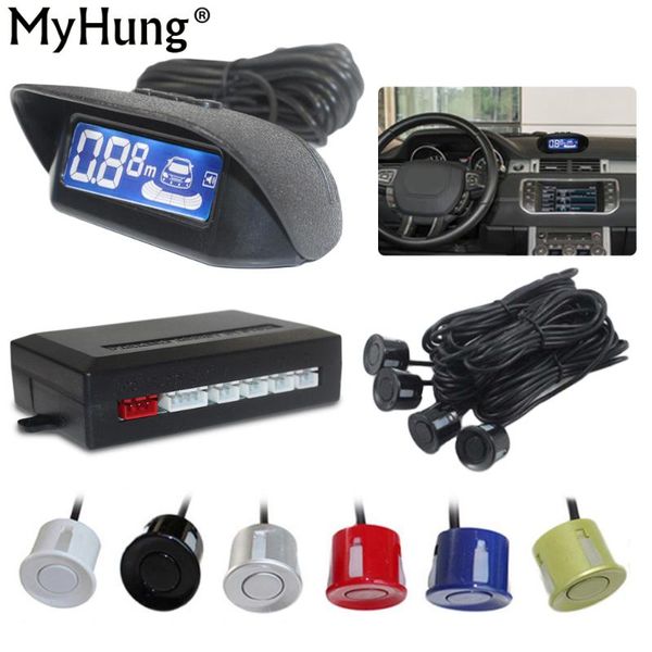 lcd parking sensors display monitor rearview car parking assistance backup radar system 4 sensors reverse radar car accessories
lcd parking sensors display monitor rearview car parking assistance backup radar system 4 sensors reverse radar car accessories