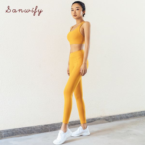 solid workout clothes for women 2 piece yoga gym set women push up fitness suit 2020 sport active wear yellow red black, White;red
solid workout clothes for women 2 piece yoga gym set women push up fitness suit 2020 sport active wear yellow red black, White;red