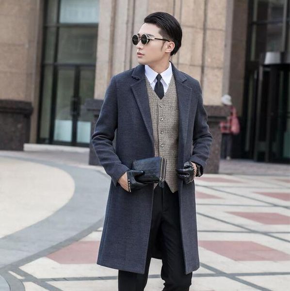 grey long sleeve suit collar wool coat men jackets and coats mens slim wool no buttons winter trench coats modern urban s - 9xl, Black
grey long sleeve suit collar wool coat men jackets and coats mens slim wool no buttons winter trench coats modern urban s - 9xl, Black