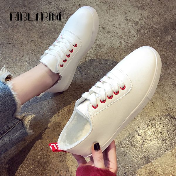 ribetrini winter warm white sneakers women fashion flat sneakers shoes women sneaker street comfortable flat shoes woman, Black
ribetrini winter warm white sneakers women fashion flat sneakers shoes women sneaker street comfortable flat shoes woman, Black
