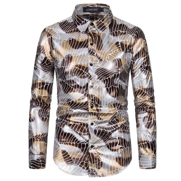 mens dress shirts spring 2020 men's night club disco long sleeve shirt covered with plastic film stamping and elastic, White;black
mens dress shirts spring 2020 men's night club disco long sleeve shirt covered with plastic film stamping and elastic, White;black