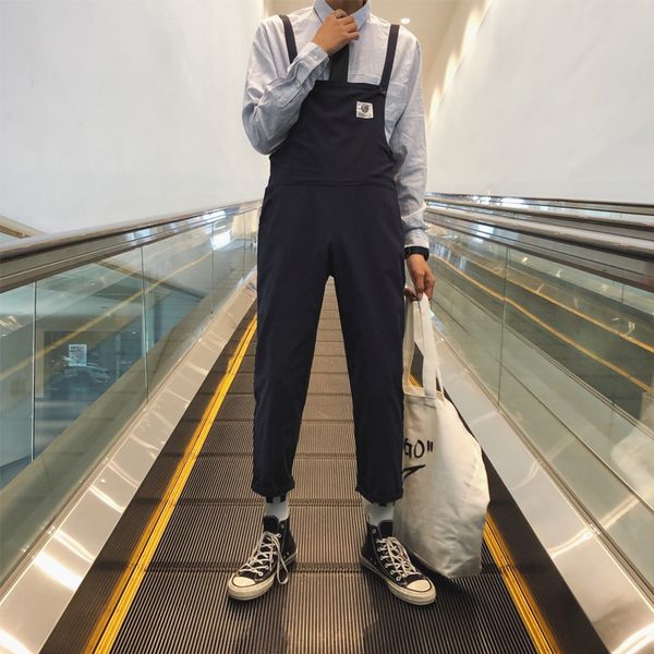 japanese hipster style overalls couple's cropped nine-point bib casual wild jumpsuits couple sweatpants large size xxl xxxl, Black
japanese hipster style overalls couple's cropped nine-point bib casual wild jumpsuits couple sweatpants large size xxl xxxl, Black