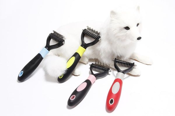 pet grooming comb tool 2 sided undercoat rake for cats dogs safe dematting pet supplies comb hair remover
pet grooming comb tool 2 sided undercoat rake for cats dogs safe dematting pet supplies comb hair remover