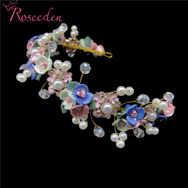 colorful flowers bridal girls hair vine headband head ornaments wedding hairband hair jewelry accessories tiaras re3413, Golden;white
colorful flowers bridal girls hair vine headband head ornaments wedding hairband hair jewelry accessories tiaras re3413, Golden;white