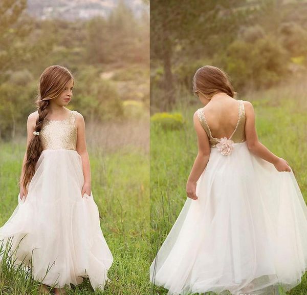 gold sequined boho style girls pageant dresses backless handmade flower tulle a line long toddler girl prom party dress custom, White;red
gold sequined boho style girls pageant dresses backless handmade flower tulle a line long toddler girl prom party dress custom, White;red