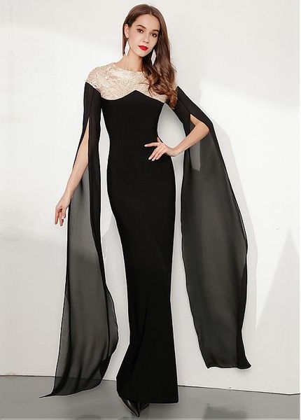 new arabic style caftan dubai evening dresses black jewel neck mermaid 2018 long formal prom dress cocktail party dresses evening wear, Black;red
new arabic style caftan dubai evening dresses black jewel neck mermaid 2018 long formal prom dress cocktail party dresses evening wear, Black;red