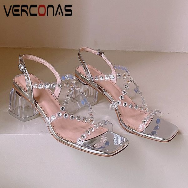 verconas 2020 fashion woman pumps woman sandals classic design crystal decoration casual square toe square heeled shoes, Black
verconas 2020 fashion woman pumps woman sandals classic design crystal decoration casual square toe square heeled shoes, Black