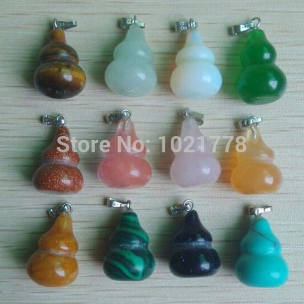 fashion mixed natural stone gourd shape charms pendants for necklace jewelry making 12pcs/lot wholesale ing, Silver
fashion mixed natural stone gourd shape charms pendants for necklace jewelry making 12pcs/lot wholesale ing, Silver