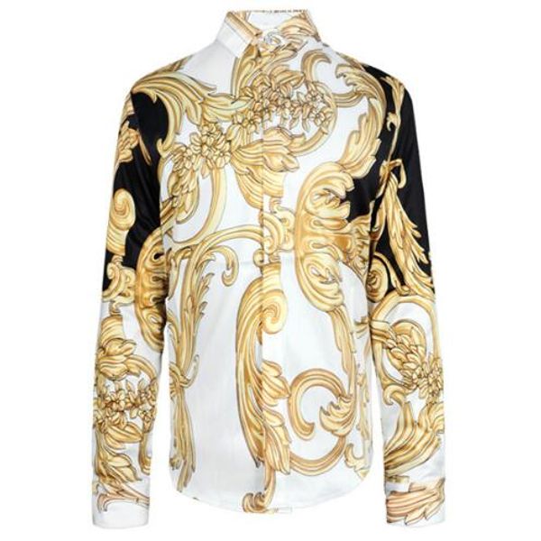 2017 autumn winter harajuku medusa gold chain/dog rose print shirts fashion retro floral sweater men long sleeve shirts, White;black
2017 autumn winter harajuku medusa gold chain/dog rose print shirts fashion retro floral sweater men long sleeve shirts, White;black
