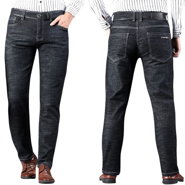 29-40 big size man pants high stretch straight baggy trousers fashion casual black denim male business jeans classic pants men, Blue
29-40 big size man pants high stretch straight baggy trousers fashion casual black denim male business jeans classic pants men, Blue