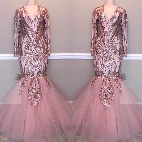 2019 pink v neck prom dresses appliques lace zipper back mermaid formal occasion evening party gowns custom made, Black
2019 pink v neck prom dresses appliques lace zipper back mermaid formal occasion evening party gowns custom made, Black