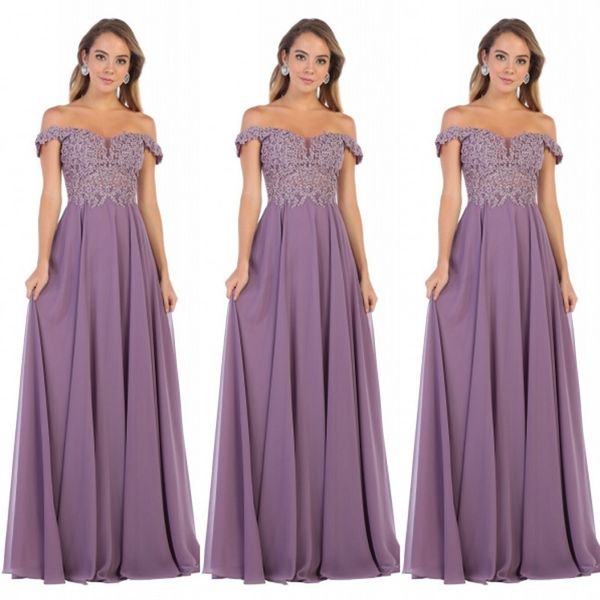 a line plus size bridesmaids dresses long off the shoulder lace appliques sequins maid of honor dress lace up back wedding party gowns, White;pink
a line plus size bridesmaids dresses long off the shoulder lace appliques sequins maid of honor dress lace up back wedding party gowns, White;pink