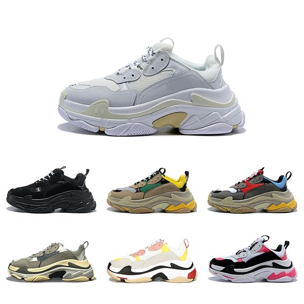 new triple s casual shoes paris 17fw low old dad sneaker combination soles boots mens womens fashion high size 36-45, Black
new triple s casual shoes paris 17fw low old dad sneaker combination soles boots mens womens fashion high size 36-45, Black