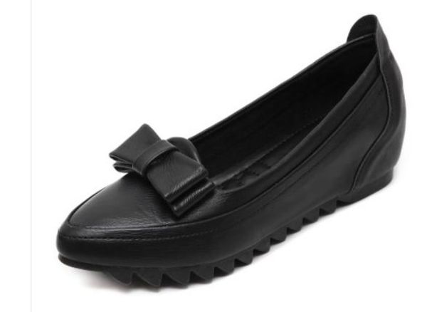 2019 women's shoes in spring and autumn with new style slope heel pointed end bowknot@5040, Black
2019 women's shoes in spring and autumn with new style slope heel pointed end bowknot@5040, Black