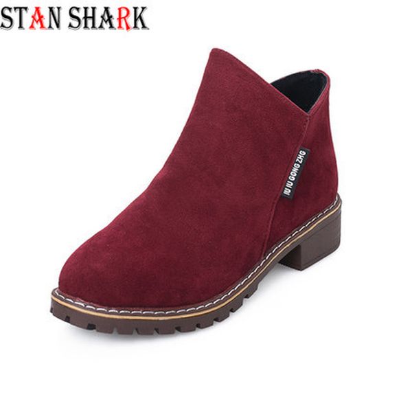 new female fashion slip on low heel sewing flock platform ankle boots women's casual comfortable style black shoes size 35-40
new female fashion slip on low heel sewing flock platform ankle boots women's casual comfortable style black shoes size 35-40