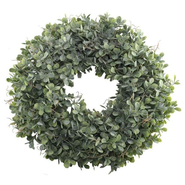 artificial green leaves wreath - 17.5 inch front door wreath shell grass boxwood for wall window party decor
artificial green leaves wreath - 17.5 inch front door wreath shell grass boxwood for wall window party decor