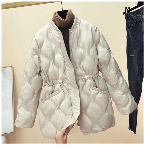 2019 winter new korean version of the loose long section of cotton clothing waist loose jacket ladies cotton jacket, Black
2019 winter new korean version of the loose long section of cotton clothing waist loose jacket ladies cotton jacket, Black