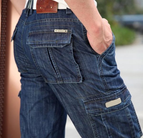 new men cargo pants autumn winter overall loose straight more pocket jeans fashion casual man trousers bottoms, Blue
new men cargo pants autumn winter overall loose straight more pocket jeans fashion casual man trousers bottoms, Blue