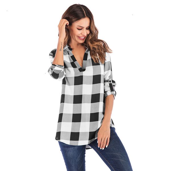 designer women blouse women shirts tunics large plaid blouse female office wear long 3xl office lady 5xl long sleeve tunic femme, White
designer women blouse women shirts tunics large plaid blouse female office wear long 3xl office lady 5xl long sleeve tunic femme, White