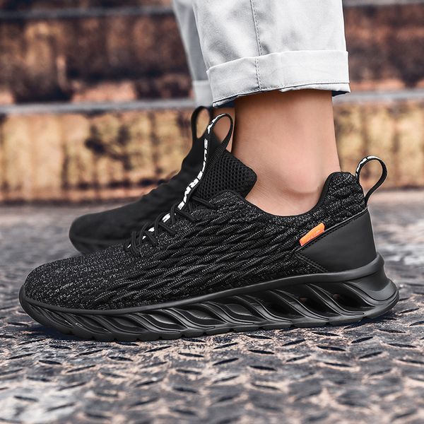 new sports shoes breathable fly woven men's shoes wear-resistant non slip fish scale coconut casual shoes, Black
new sports shoes breathable fly woven men's shoes wear-resistant non slip fish scale coconut casual shoes, Black