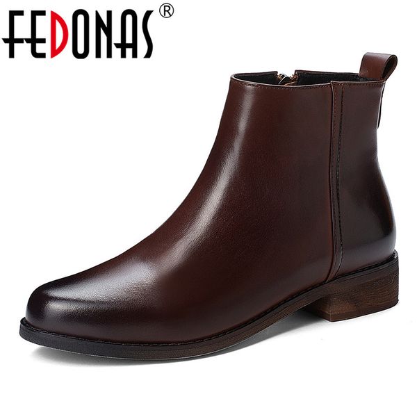 fedonas big size shoes woman warm autumn winter retro riding boots women casual office ankle boots genuine leather shoes female, Black
fedonas big size shoes woman warm autumn winter retro riding boots women casual office ankle boots genuine leather shoes female, Black