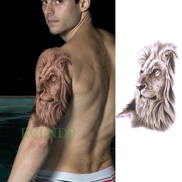 waterproof temporary tattoo sticker lion fake tatto flash tatoo back leg arm chest foot large size body art for women men girl
waterproof temporary tattoo sticker lion fake tatto flash tatoo back leg arm chest foot large size body art for women men girl