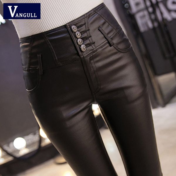 vangull winter warm women pants dropshipping female pu leather velvet trousers elastic pencil skinny pants women's tight, Black;white
vangull winter warm women pants dropshipping female pu leather velvet trousers elastic pencil skinny pants women's tight, Black;white