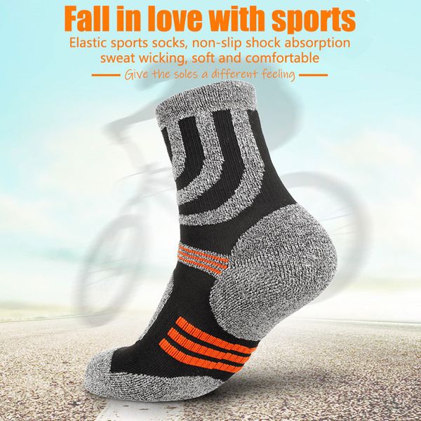 men sweat absorption exercise sports socks gift soft outdoor casual thick galling polyester middle tube breathable cycling, Black
men sweat absorption exercise sports socks gift soft outdoor casual thick galling polyester middle tube breathable cycling, Black