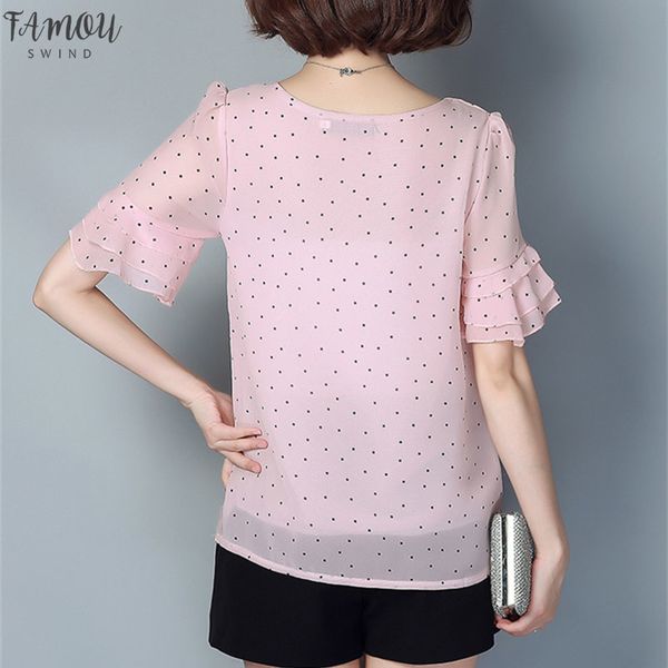 summer chiffon blouse shirt women polka dot womens and blouses 5xl loose ruffle regular blusas femininas 2020 o neck pink, White
summer chiffon blouse shirt women polka dot womens and blouses 5xl loose ruffle regular blusas femininas 2020 o neck pink, White