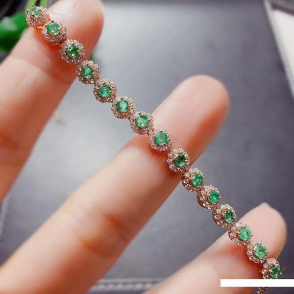 elegant green emerald gemstone bracelet women silver bracelet fine jewelry natural gem 925 sterling silver birthday party gift, Golden;silver
elegant green emerald gemstone bracelet women silver bracelet fine jewelry natural gem 925 sterling silver birthday party gift, Golden;silver