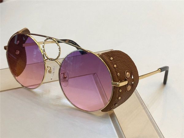 wholesale-new fashion designer women's sunglasses 148 round metal frame leather avant-garde popular style uv 400 protective glasses, White;black
wholesale-new fashion designer women's sunglasses 148 round metal frame leather avant-garde popular style uv 400 protective glasses, White;black