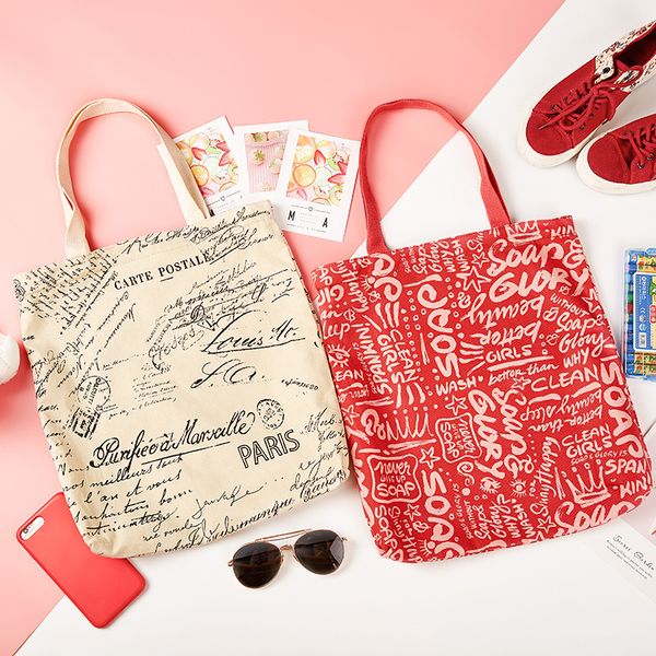 women canvas shopping bag female canvas cloth shoulder bag environmental storage handbag reusable foldable eco grocery totes
women canvas shopping bag female canvas cloth shoulder bag environmental storage handbag reusable foldable eco grocery totes