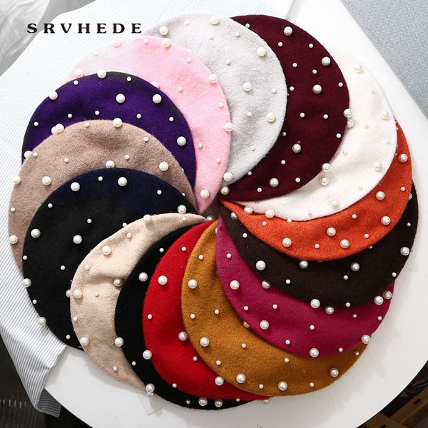 2019 wool women winter berets luxury pearl rivet vintage cashmere female warm vogue beret hats girls flat cap beret for women, Blue;gray
2019 wool women winter berets luxury pearl rivet vintage cashmere female warm vogue beret hats girls flat cap beret for women, Blue;gray
