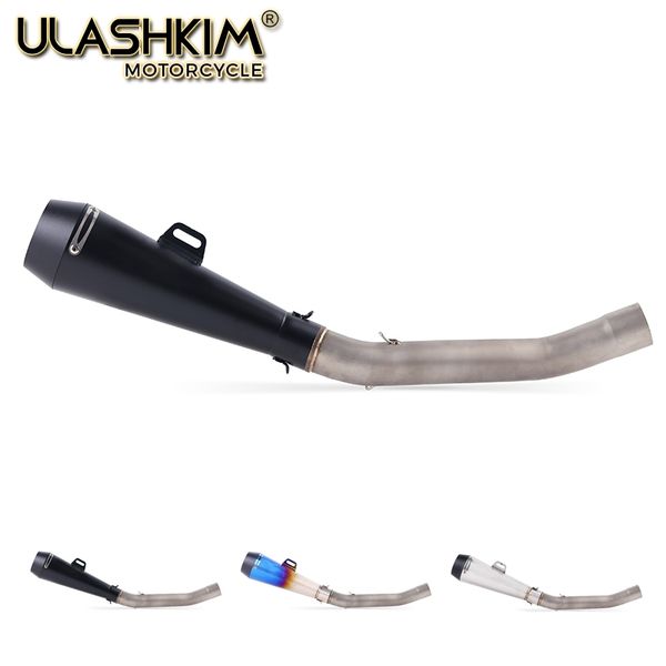 motorcycle exhaust muffler escape middle link mid pipe full system slip on for z750 z 750 with db killer
motorcycle exhaust muffler escape middle link mid pipe full system slip on for z750 z 750 with db killer