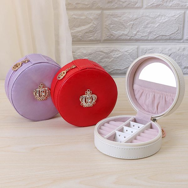 circular fashion makeup organizer creative female necklace earring stud collection packaging box travel organization accessories
circular fashion makeup organizer creative female necklace earring stud collection packaging box travel organization accessories