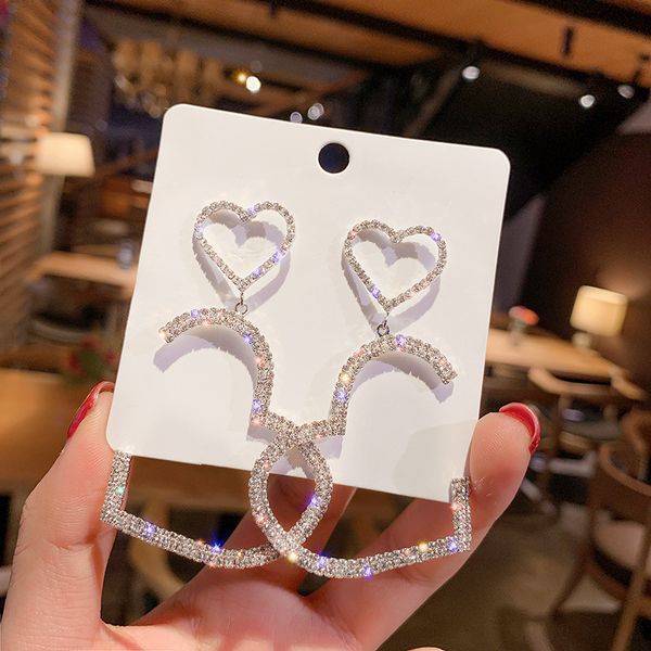2019 новое прибытие кристалл trendy сердце женщины мотаться серьги любовь корейский стиль моды длинные серьги женщина корейский ювелирные из, Silver
2019 новое прибытие кристалл trendy сердце женщины мотаться серьги любовь корейский стиль моды длинные серьги женщина корейский ювелирные из, Silver
