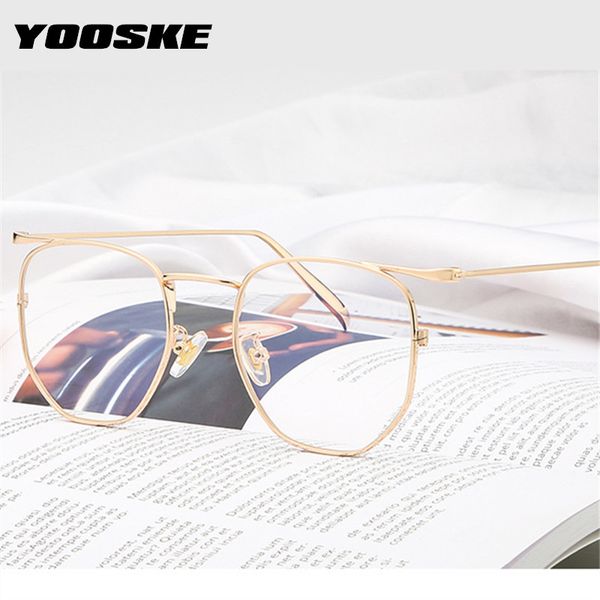 yooske anti-blue light glasses frame men women optical eyeglasses frames vintage metal clear lens spectacles eyewear, Black
yooske anti-blue light glasses frame men women optical eyeglasses frames vintage metal clear lens spectacles eyewear, Black