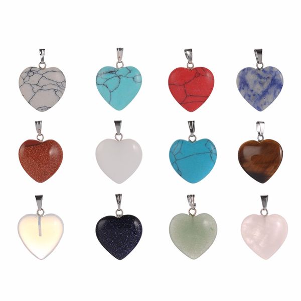 new natural love heart pendant chakra quartz gem stone pendulum pendant diy necklace charm healing reiki beads for women jewelry, Black
new natural love heart pendant chakra quartz gem stone pendulum pendant diy necklace charm healing reiki beads for women jewelry, Black