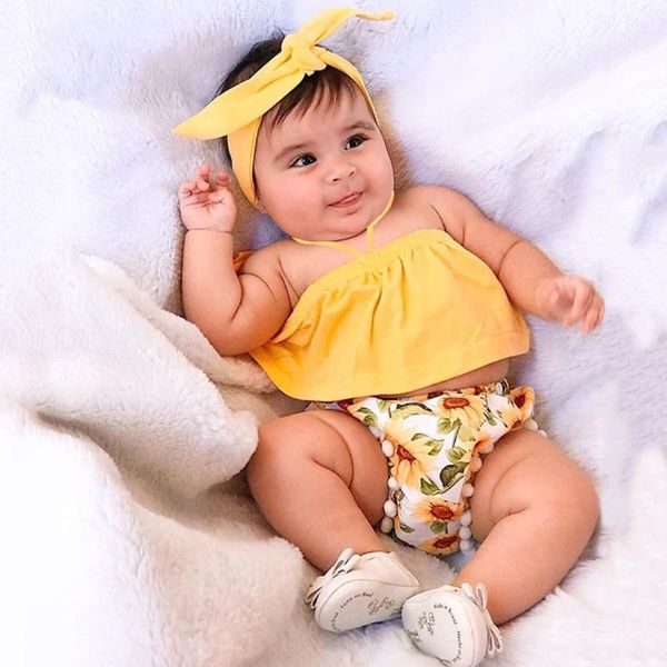 baby girl clothes set летний слинг жилет новорожденный подсолнечник печать кисточкой шорты наряды с открытыми плечами малыш девушка комплект, White
baby girl clothes set летний слинг жилет новорожденный подсолнечник печать кисточкой шорты наряды с открытыми плечами малыш девушка комплект, White