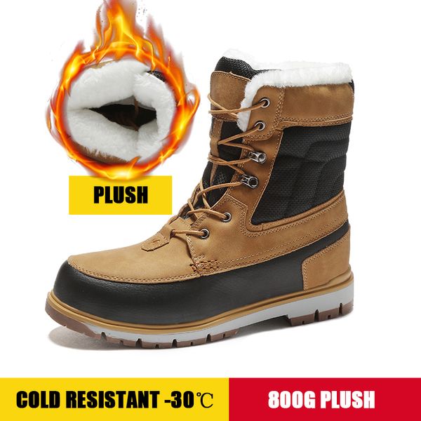 men boots sneakers snow boots for men thick plush winter shoes waterproof winter work warm shoes plus size 39-46, Black
men boots sneakers snow boots for men thick plush winter shoes waterproof winter work warm shoes plus size 39-46, Black