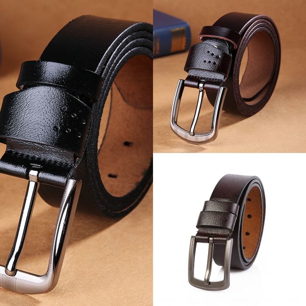 40 men's pin leather pants belt antique pin buckle second layer cowhide casual business leather pants belt customized, Black;brown
40 men's pin leather pants belt antique pin buckle second layer cowhide casual business leather pants belt customized, Black;brown
