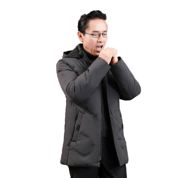 new winter jacket men hooded long parka jacket thick hat parka coat men quilted winter coat clothes, Black
new winter jacket men hooded long parka jacket thick hat parka coat men quilted winter coat clothes, Black