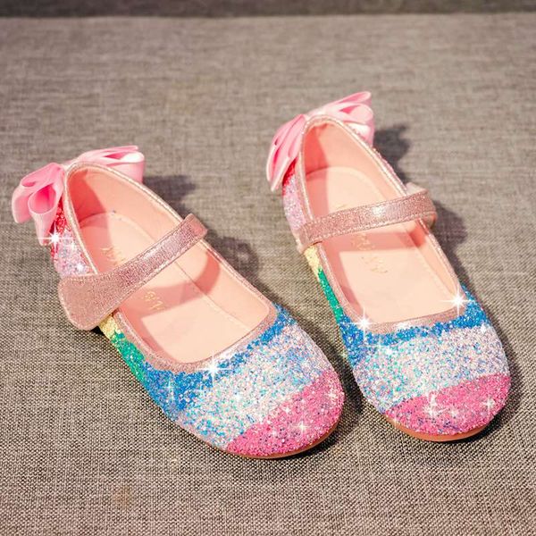 children casual shoes glitter leather rainbow sequins sandals party dress loafers kids shoes wedding dance girls princess, Black;grey
children casual shoes glitter leather rainbow sequins sandals party dress loafers kids shoes wedding dance girls princess, Black;grey