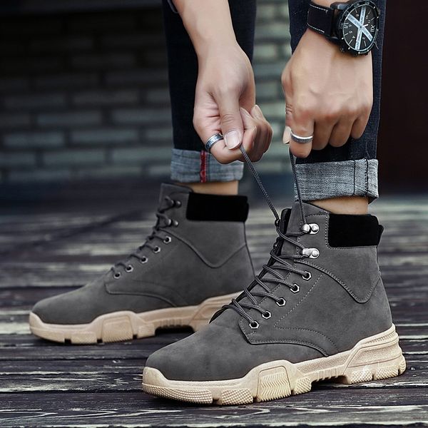 safety shoes mens work boots desert boots men black gray indestructible mens thick sole shoes casual footwear
safety shoes mens work boots desert boots men black gray indestructible mens thick sole shoes casual footwear